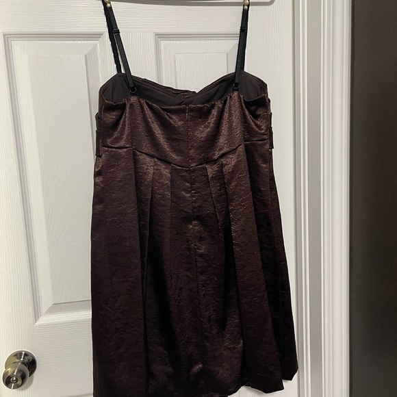 Laura Petite Bronze Cocktail Balloon/Bell Dress - Picture 2 of 3